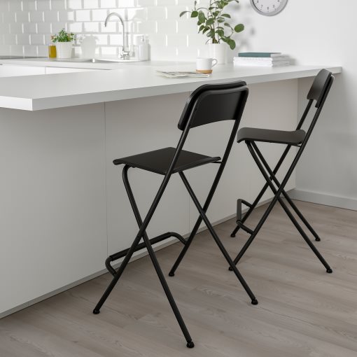 FRANKLIN, bar stool with backrest, foldable, 504.064.65