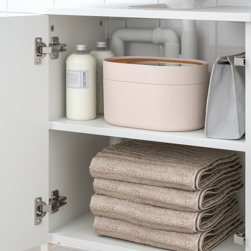 NYSJÖN, wash-basin base cabinet with 2 doors, 50x65 cm, 504.708.14