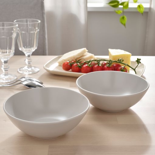 FÄRGKLAR, bowl/matt 4 pack, 16 cm, 504.793.53