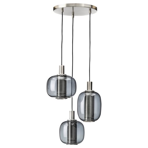 HÖGVIND, pendant lamp with 3 lamps, 504.929.29