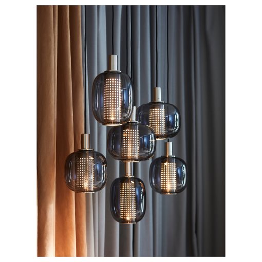 HÖGVIND, pendant lamp with 3 lamps, 504.929.29
