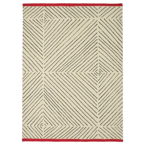 UNDERVISNING, rug low pile/handmade, 170x240 cm, 505.600.65