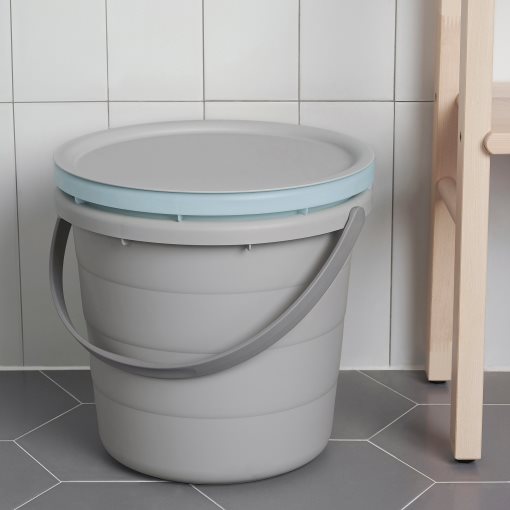 PEPPRIG, 3-piece bucket set with lid, 505.676.13