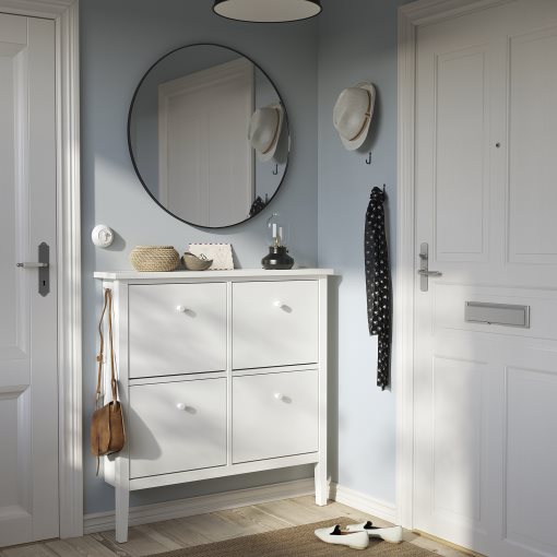 GULLABERG, shoe cabinet with 4 compartments, 105x22x107 cm, 505.877.10