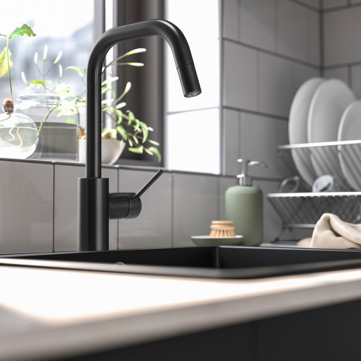 ÄLMAREN, kitchen mixer tap w pull-out spout, 506.034.99