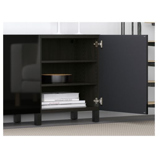 BESTÅ, storage combination with doors, 180x42x74 cm, 591.398.06