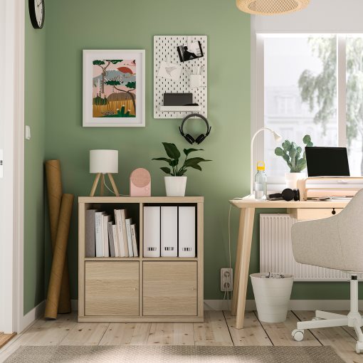 KALLAX, shelving unit with doors, 591.974.53