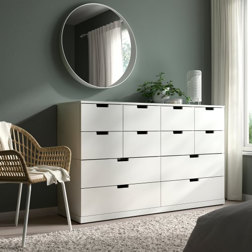 NORDLI, chest of 12 drawers, 160x99 cm, 592.394.91