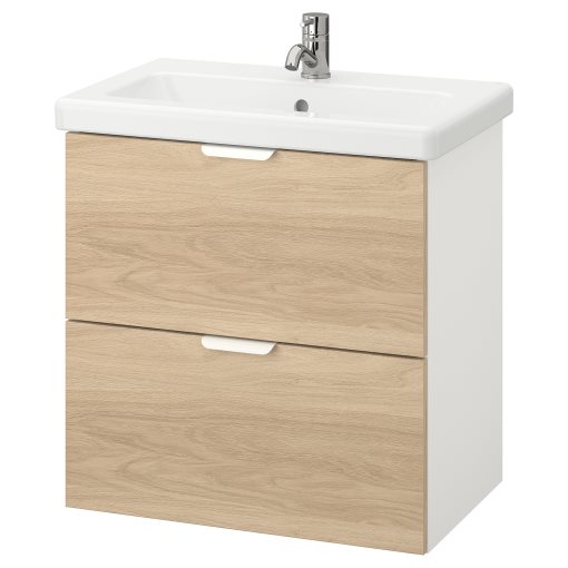 ENHET/TVALLEN, wash-stand with 2 drawers, 593.364.92