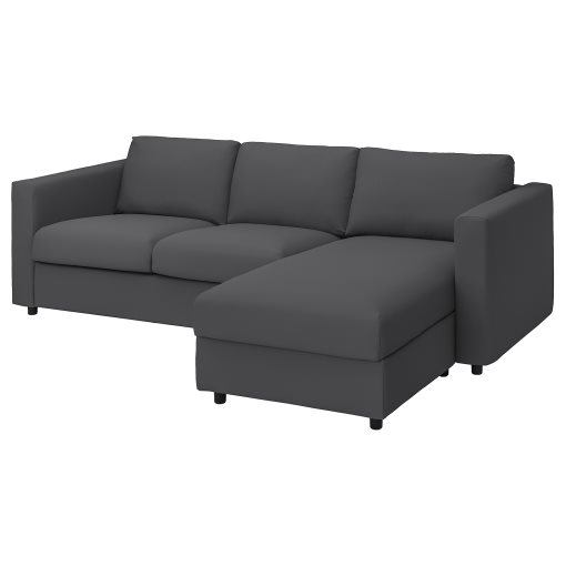 VIMLE, 3-seat sofa with chaise longue, 593.991.30
