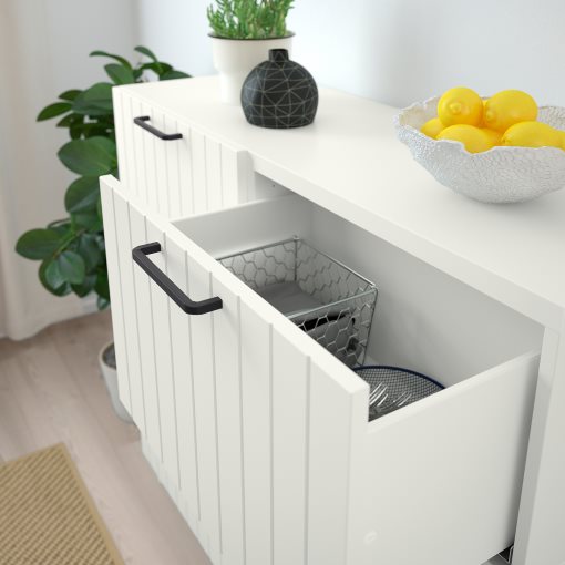 BESTÅ, storage combination with doors/drawers soft closing, 120x42x213 cm, 594.125.13