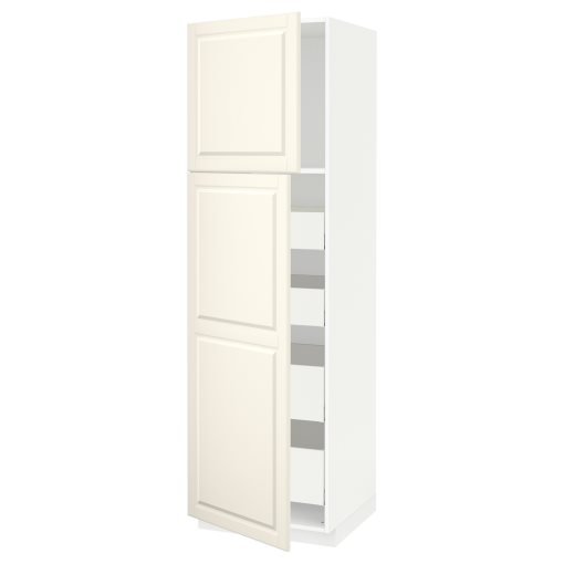 METOD, high cabinet with 2 doors/4 drawers, 60x60x200 cm, 594.591.81