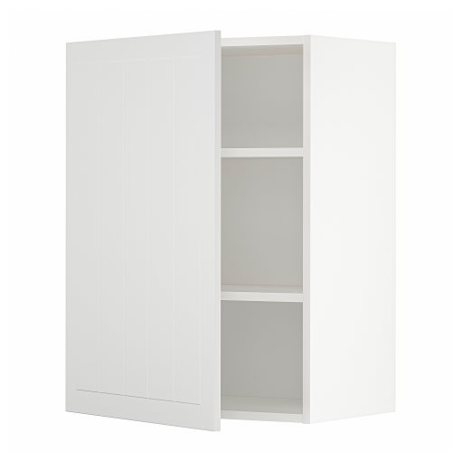 METOD, wall cabinet with shelves, 60x80 cm, 594.678.74