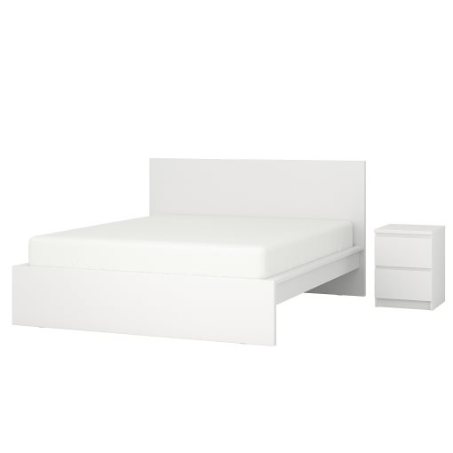 MALM, bedroom furniture/set of 2, 140x200 cm, 594.882.73