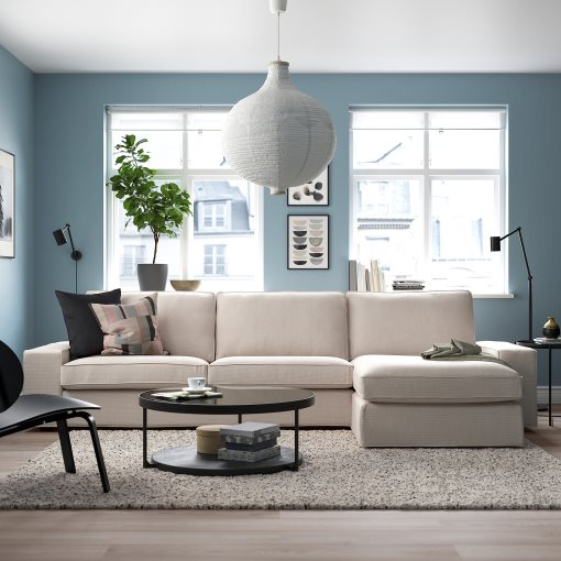 KIVIK, 4-seat sofa with chaise longue, 594.943.87