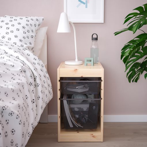 TROFAST, storage combination with boxes, 32x44x52 cm, 595.256.14