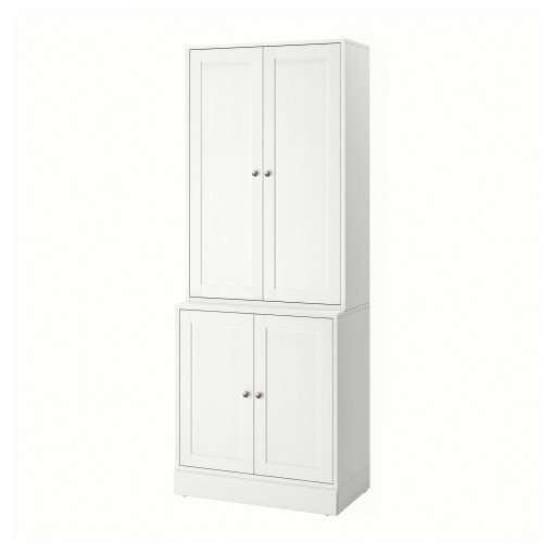 HAVSTA, storage combination with doors, 81x47x212 cm, 595.347.55