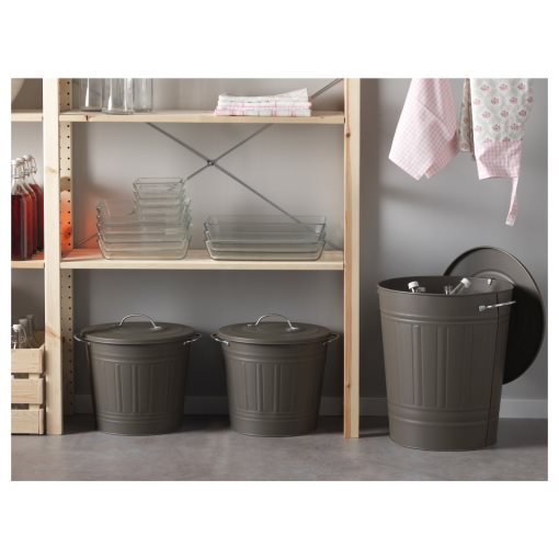 KNODD, bin with lid, 603.122.49