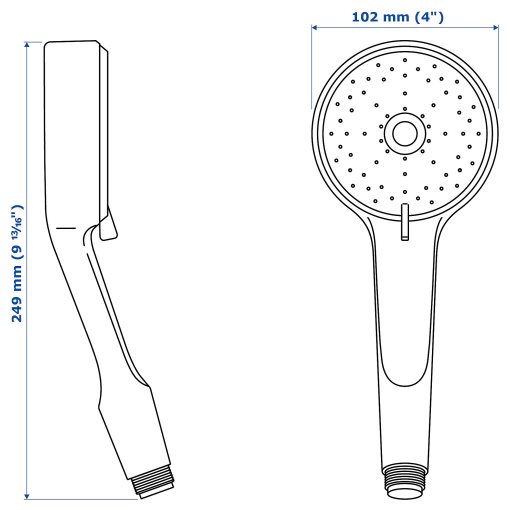 BROGRUND, 5-spray handshower, 603.425.43