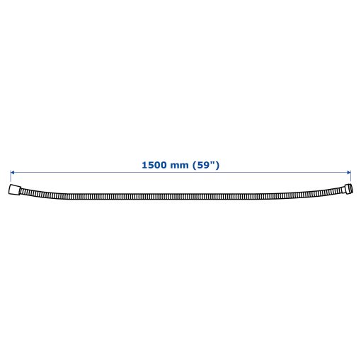 KOLSJÖN, shower hose, 603.425.95