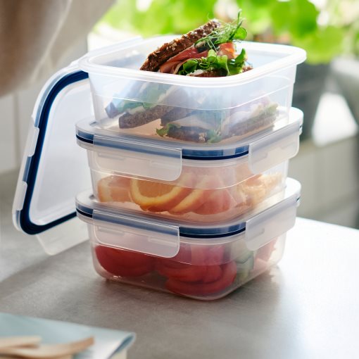 IKEA 365+, food container 3 pack, 750 ml, 604.521.74