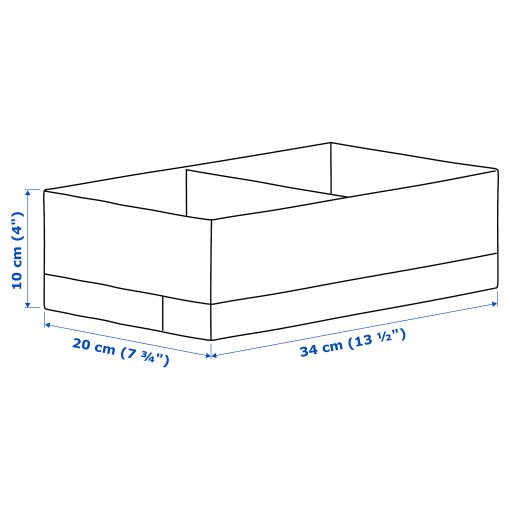 STUK, box with compartments, 20x34x10 cm, 604.744.25