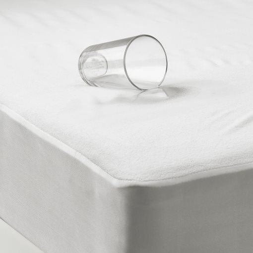 GRUSNARV, waterproof mattress protector, 160x200 cm, 605.221.29