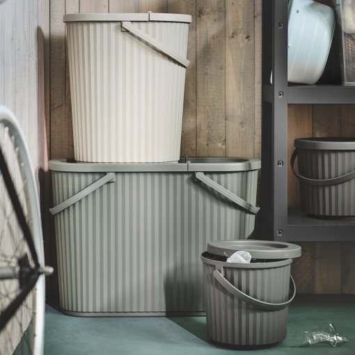 DAMMANG, bin with lid, 26 l, 605.599.76