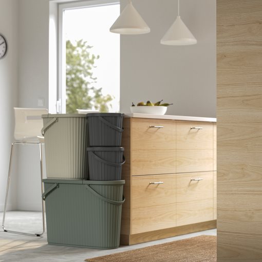 DAMMANG, bin with lid, 26 l, 605.599.76