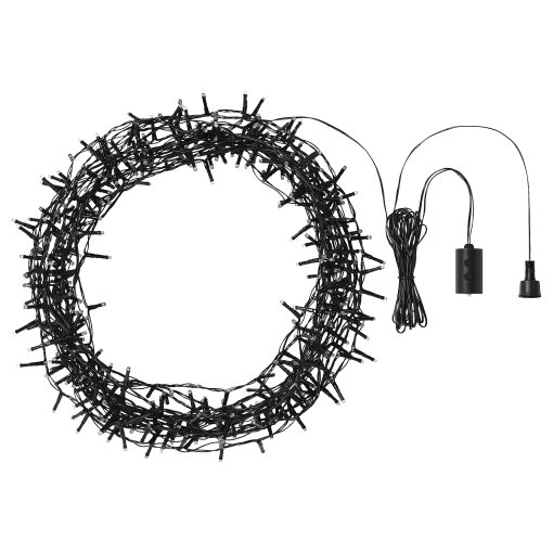 STRÅLA, γιρλάντα με ενσωματωμένο φωτισμό LED/400 λαμπτήρες/εξωτερικού χώρου, 605.824.96