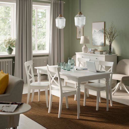 ROSENTORP, extendable table, 155/215x87 cm, 605.899.02