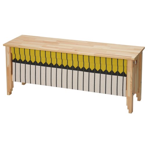 OMMJÄNGE, πάγκος με αποθηκευτικό χώρο, 113x45x35 cm, 605.946.49