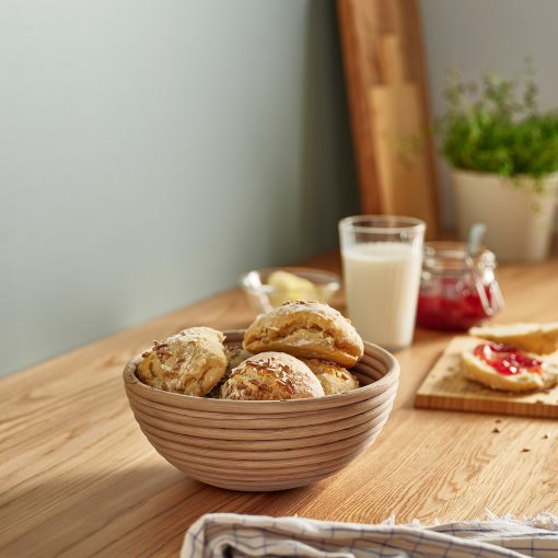 BANDSLÄTTING, proofing/bread basket, 22 cm, 606.034.89