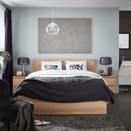 MALM, bed frame/high, 160X200 cm, 691.750.59