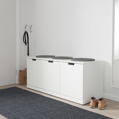 NORDLI, chest of 3 drawers, 120x54 cm, 692.765.67