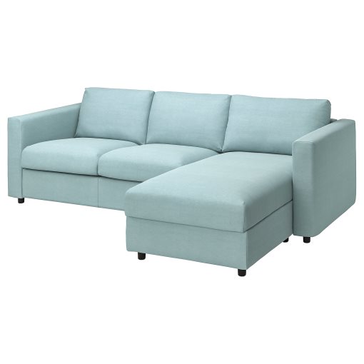 VIMLE, 3-seat sofa with chaise longue, 693.991.39