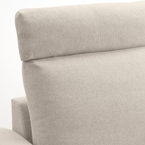VIMLE, 3-seat sofa with chaise longue with headrest with wide armrests, 694.013.02