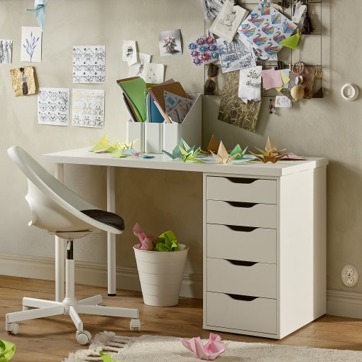 LAGKAPTEN/ALEX, desk, 120x60 cm, 694.168.17