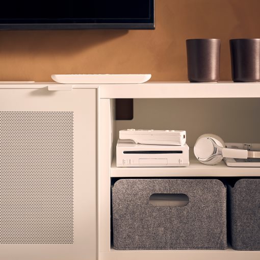 BESTÅ, έπιπλο TV με πόρτες, 180x42x38 cm, 694.174.40