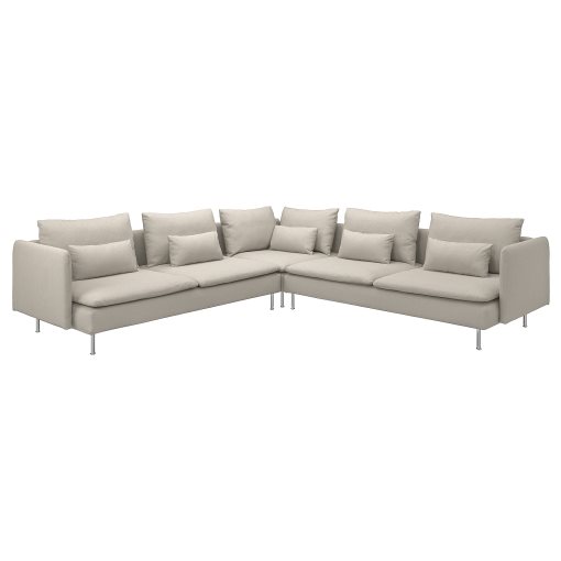 SÖDERHAMN, corner sofa, 6-seat, 694.496.67