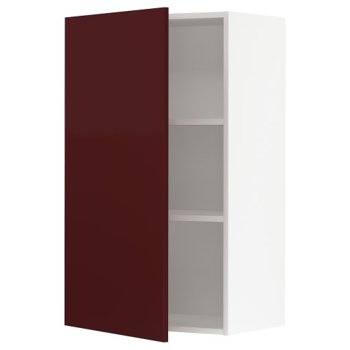 METOD, ντουλάπι τοίχου με ράφια, 60x100 cm, 694.575.63