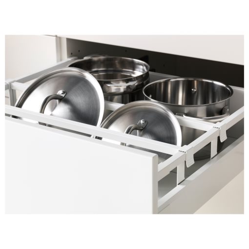METOD, high cabinet for oven/microwave with door/2 drawers, 60x60x200 cm, 694.593.88