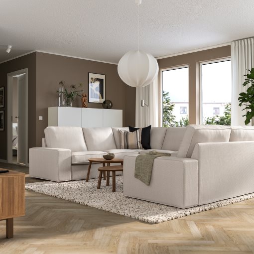 KIVIK, U-shaped sofa, 6 seat, 694.943.96