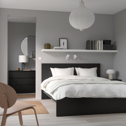 MALM, bed frame/high, 180X200 cm, 694.949.71