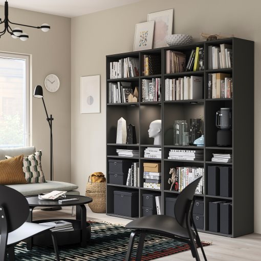 VIHALS, shelving combination, 190x37x200 cm, 695.210.69
