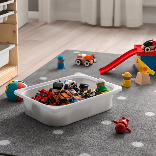 TROFAST, σύνθεση αποθήκευσης με κουτιά/δίσκους, 32x44x52 cm, 695.235.82