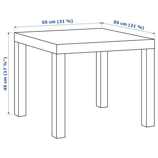 LACK, βοηθητικό τραπέζι, 55x55 cm, 703.190.28