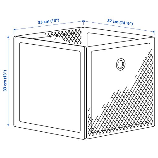 DRÖNJÖNS, storage box, 33x37x33 cm, 705.155.00
