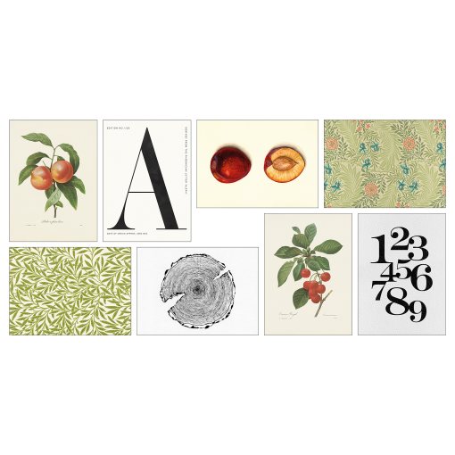 VÄXBO, art card/Echos from nature/8 pack, 13x18 cm, 705.610.02