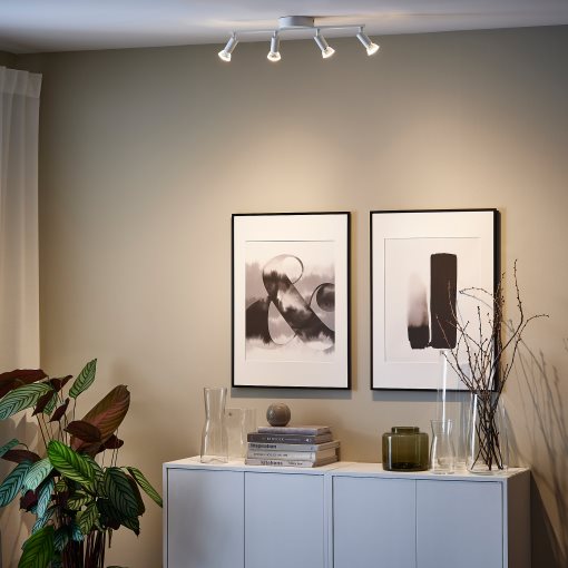 KRUSNATE, ceiling spotlight with 4 spots, 705.641.90